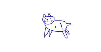 A cat that doesn't look like a cat 