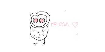 A red-eyed owl 