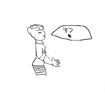 A person with their eyes closed and hands clasped together seems to be thinking. 