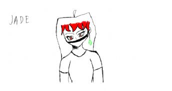 A mysterious and cool redhead, *Jade* 