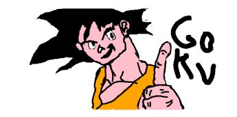 Den livlige unge Goku hepper på dig! 