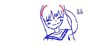 A little girl wearing a red headband and a sailor uniform 